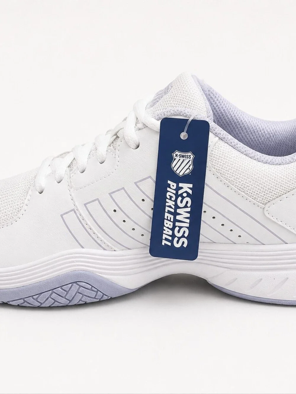 K-Swiss Women’s Pickleball Court Shoes White Lavender Size 8.5 NWOB